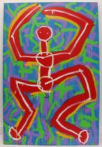 Edward Dutkiewicz (British 1961-2007) Bodys II acrylic on canvas (137 x 92 cm)