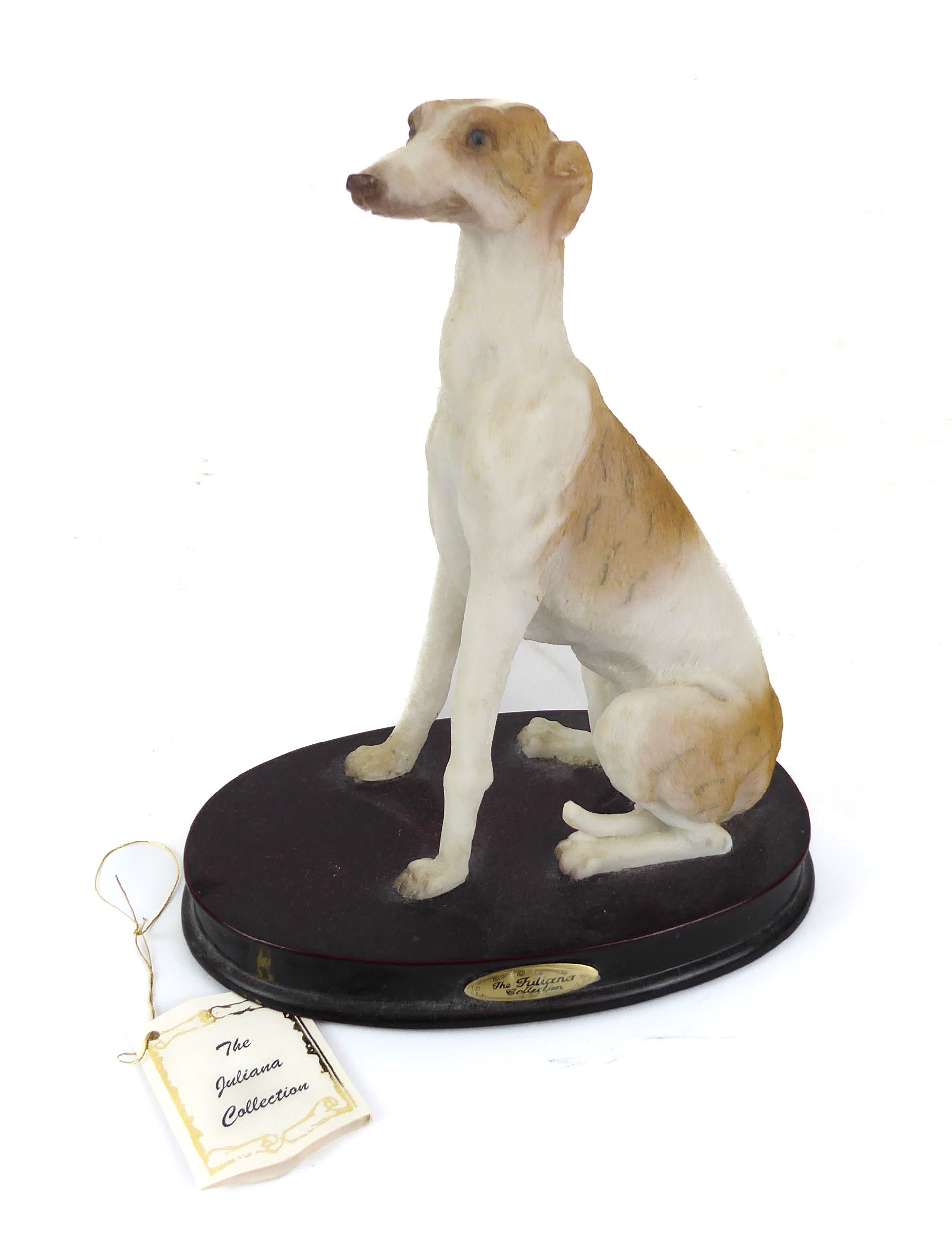 A collection of pottery and resin figurines of whippets and other dogs - including a boxed Border - Image 11 of 17