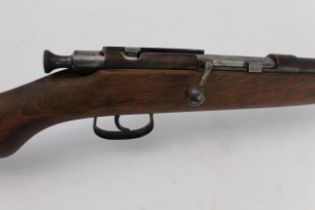 A Webley & Scott bolt action .410 shotgun: 25½" barrel with 2.5" chamber, 14 ½" stock.