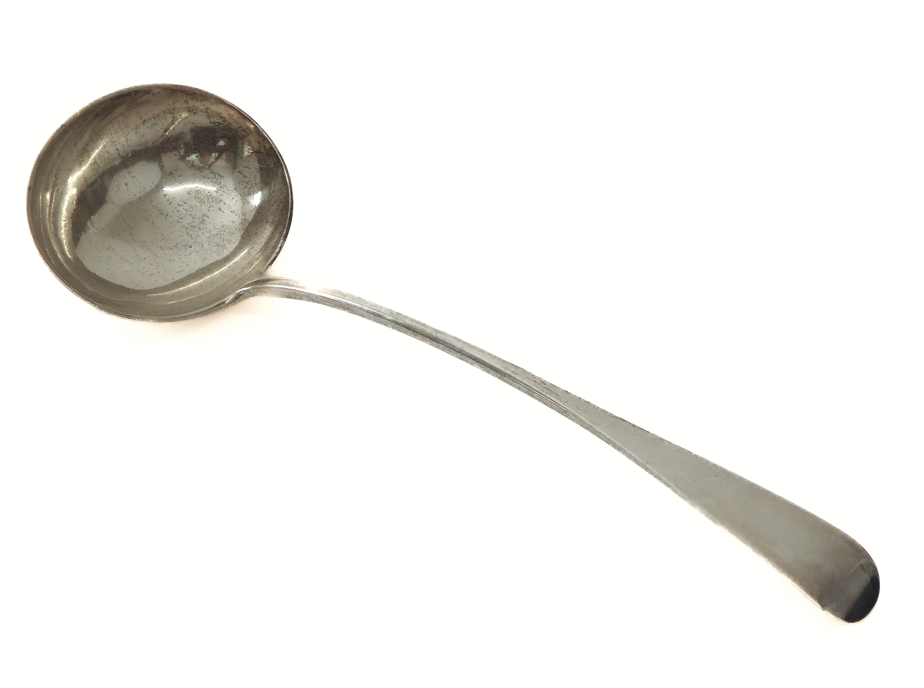 A Victorian silver Old English pattern soup ladle - Josiah Williams & Co., London 1892, weight 273g.