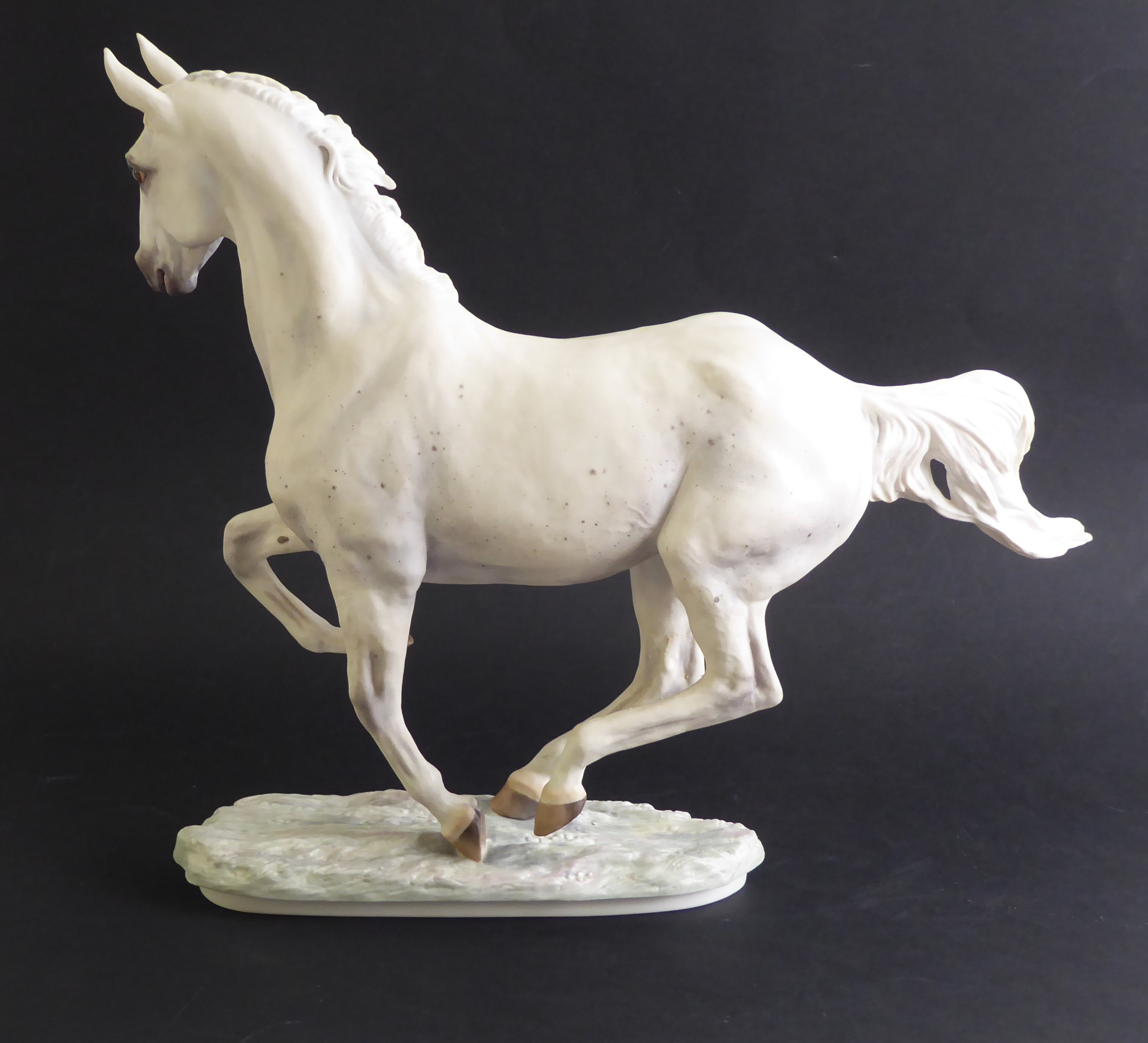 A bone china model of Desert Orchid by Albany Fine China Co. - modelled by Lorne McKean, printed - Image 4 of 6