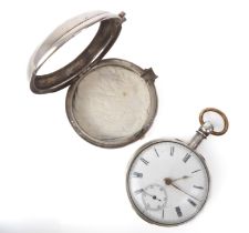 A gentleman's pair-cased watch, assayed Chester 1821-22.