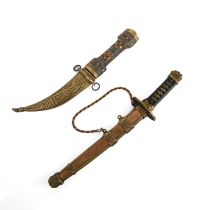 Two Middle Eastern miniatures daggers