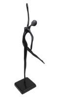 A 20th century bronze model of a dancer.