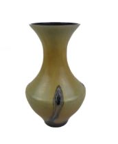 A modern art glass vase