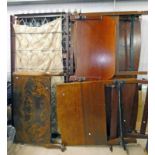 GOOD SELECTION OF EARLY 20TH CENTURY MAHOGANY BED ENDS, SPRING MATTRESSES,