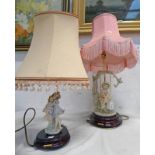 2 FIGURAL TABLE LAMPS