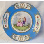 SEVRES PLATE WITH DECORATION 24.