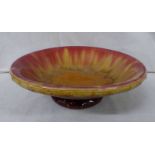 ART POTTERY BOWL, MARKED LINTHORPE AND SIGNED C.H. DRESSER NO 451 25 CMS DIAMETER.