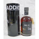 1 BOTTLE BRUICHLADDICH 25 YEAR OLD SINGLE MALT WHISKY, DISTILLED 1990, SHERRY CASK EDITION - 700ML,