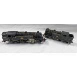 TWO HORNBY DUBLO 3-RAIL LOCOMOTIVES INCLUDING 2-6-4 BR 80054 TOGETHER WITH 0-6-2T BR,