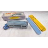 DINKY TOYS 982 - PULLMORE CAR TRANSPORTER TOGETHER WITH 994 - LOADING RAMP.