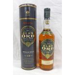 1 BOTTLE GLEN ORD 12 YEAR OLD SINGLE MALT WHISKY - 70CL,