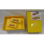 TWO ATLAS EDITIONS DINKY TOYS COFFRET COLLECTOR/ CADEAU SETS INCLUDING FERRARI-MASERATI DES ANNEES