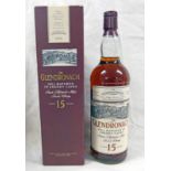 1 BOTTLE GLENDRONACH 15 YEAR OLD SINGLE MALT WHISKY - 1 LITRE, 40% VOL.