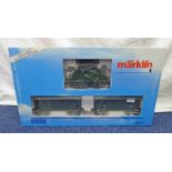 MARKLIN MAXI 54102 - BAVARIAN TRAIN SET INCLUDING E-69 ELETRIC LOCOMOTIVE, 2 PASSENGER CARS,