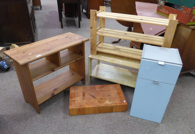 PINE SHOE RACK,