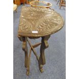 LATE 19TH CENTURY CARVED OAK SUTHERLAND TABLE,