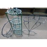 3 METAL & CAST IRON POT STANDS