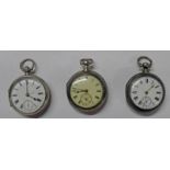 SILVER CASED POCKET WATCH, CHESTER 1905, A DOUBLE CASED SILVER POCKET WATCH,