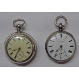 SILVER OPENFACE POCKET WATCH - THE OFFICIAL TIMEKEEPER BY HJ NORRIS COVENTRY - LONDON 1876 & A