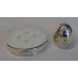 MODERN SILVER COMPACT BY MAPPIN & WEBB,