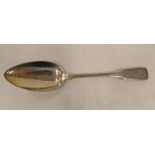 SCOTTISH PROVINCIAL SILVER TABLE SPOON BY JAMES ERSKINE,