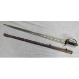 VICTORIAN 1854 PATTERN INFANTRY OFFICERS SWORD WITH 82.