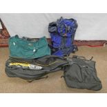 SELECTION OF SPORTS BAGS INCLUDING MONTANA 80L BACKPACK