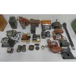 SELECTION OF VARIOUS CAMERAS & LENSES TO INCLUDE KERSHAW CURLEW III CAMERA,