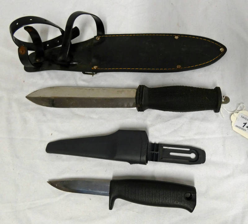 DIVERS KNIFE AND A FROSTS KNIFE