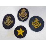 4 WW2 KRIEGSMARINE TRADE PATCHES