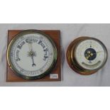 TAKAHASHI OSAKA ANEROID BAROMETER AND ONE OTHER ANEROID BAROMETER -2-