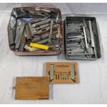 SELECTION OF LATHE CUTTING BITS ETC IN 2 BOXES