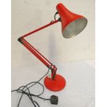 RED ANGLE POISE LAMP