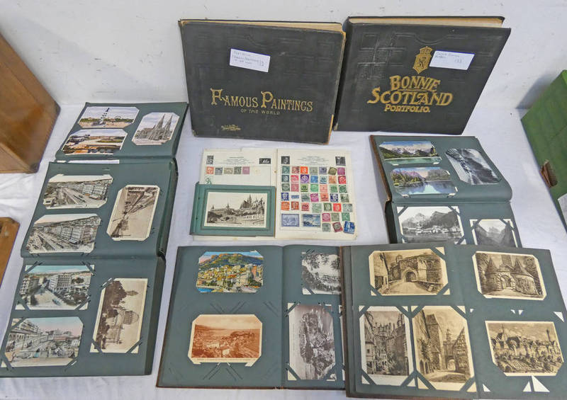 SELECTION OF 20TH CENTURY EUROPEAN AND OTHER POSTCARDS AND STAMPS TO INCLUDE NOTRE DAME D'AFRIQUE,