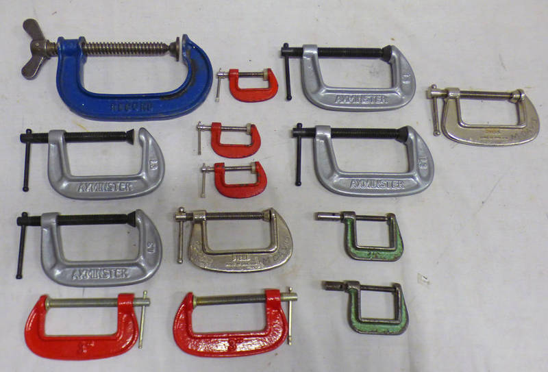 SELECTION OF G-CLAMPS, RECORD,