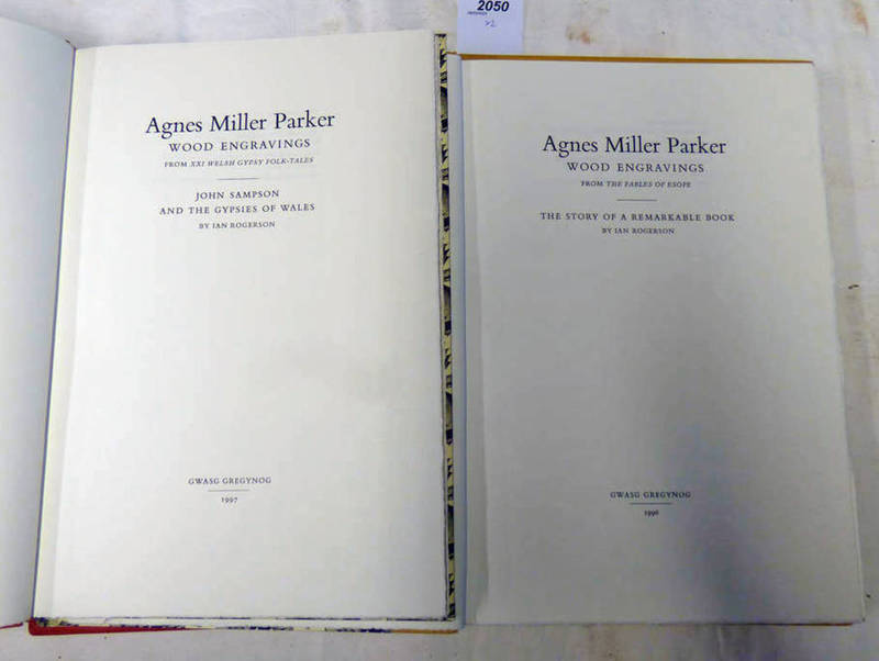 AGNES MILLER PARKER WOOD ENGRAVINGS FROM THE FABLES OF ESOPE,