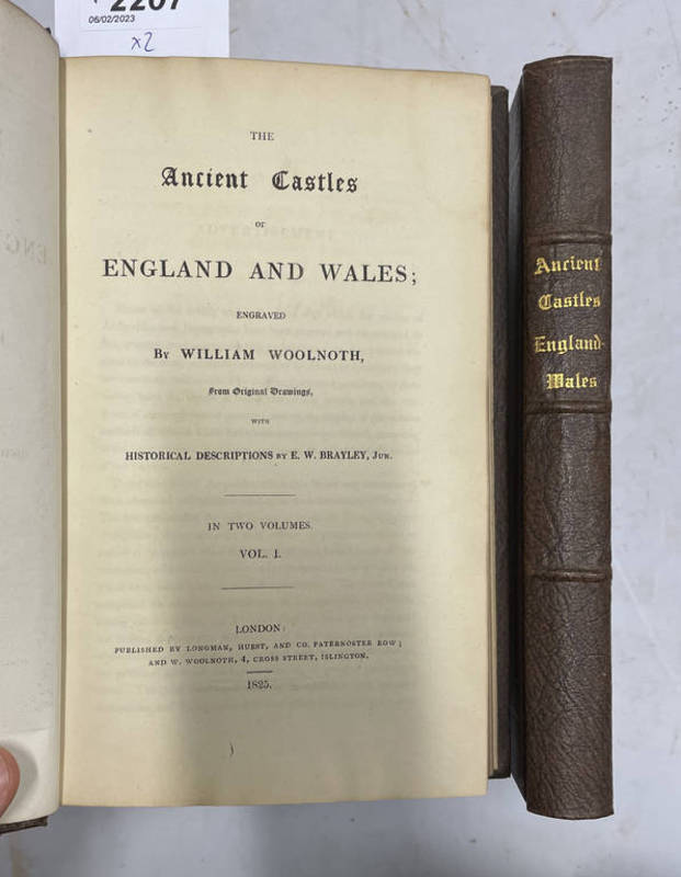 THE ANCIENT CASTLES OF ENGLAND AND WALES; ENGRAVED BY WILLIAM WOOLNOTH, FROM ORIGINAL DRAWINGS,