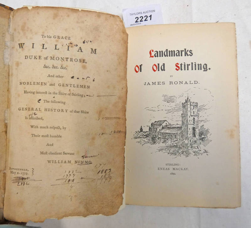 LANDMARKS OF OLD STIRLING BY JAMES RONALD, LIMITED EDITION NO.