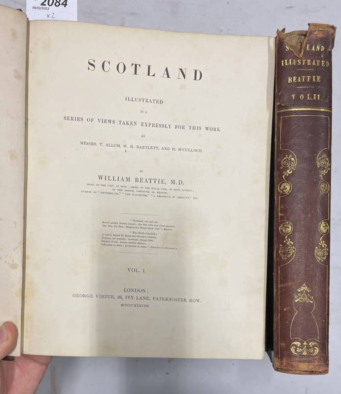 SCOTLAND ILLUSTRATED IN A SERIES OF VIEWS TAKEN EXPRESSLY FOR THIS WORK BY MESSRS.