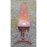 19TH CENTURY MAHOGANY GATE-LEG TABLE,