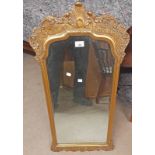 GILT FRAMED BEVELLED EDGE MIRROR,