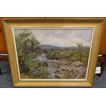 JOSEPH MORRIS HENDERSON ARDLUI SIGNED FRAMED OIL PAINTING 44 X 60 CM