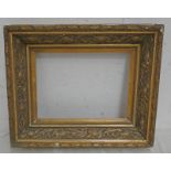 GILT FRAMED DECORATED WITH THISTLES,