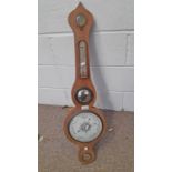 EARLY 20TH CENTURY BAROMETER WITH WHITE,
