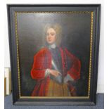 FRAMED OILOGRAPH PORTRAIT OF 18TH CENTURY GENTLEMAN, UNSIGNED,