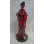 ROYAL DOULTON FLAMBE FIGURE THE GEISHA HN3229