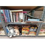 SELECTION OF VARIOUS BOOKS & SOFT TOYS,