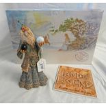 LILLIPUT LANE 'BALANCE OF TRUTH' WIZARD FIGURE, HEIGHT 22CM.